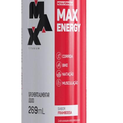 Imagem de Pré Treino Energético Max Energy lata 269ml - Max Titanium