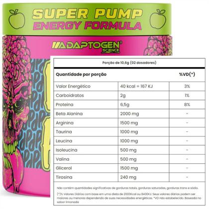 Imagem de Pré Treino Noturno Sem Cafeína Dila Pump Adaptogen 318g