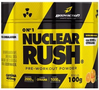 Imagem de Pre Treino Nuclear Rush 100g Bodyaction 