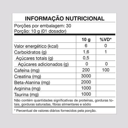 Imagem de Pré-Treino Nutrata 4B 300g