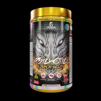 Imagem de Pré Treino Psichotic Demon Gold 500g Demons Lab - Sabor Fruit Punch