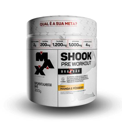 Imagem de Pré Treino Shook Rafael Brandão Max Titanium 300g