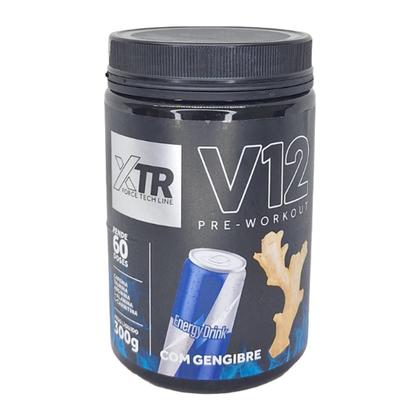 Imagem de Pré Treino V12 Sabor Energy Drink Gengibre Em Pó 300G Xtr