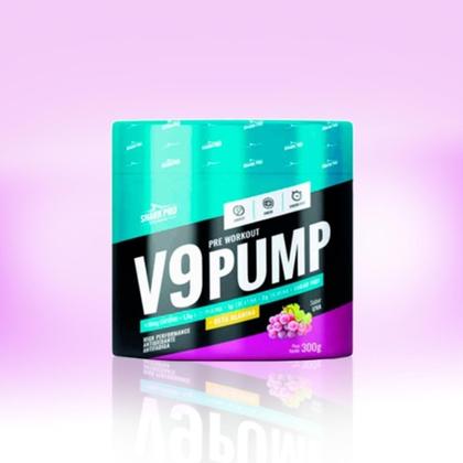 Imagem de Pré Treino V9 Pump Sabor Uva com Creatina Shark Pro 300g