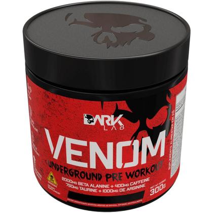 Imagem de Pre Treino Venom Underground 300g + Coqueteleira Dark Lab