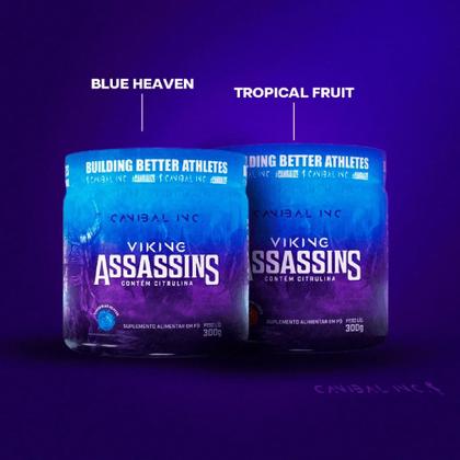 Imagem de Pré Treino Viking Assassins Pote 300g Canibal Inc Blue Haven