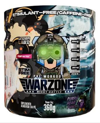 Imagem de Pré Treino Warzone Nigth Battle S/cafeína Coq10 Under Labz