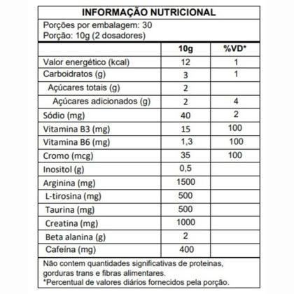 Imagem de Pré Workout 300g Ahead Sports - Energia E Foco