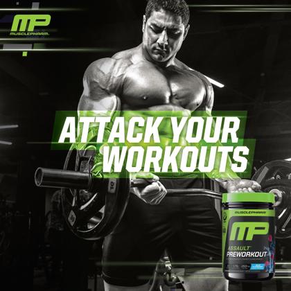 Imagem de Pre Workout Powder Muscle Pharm Assault 30 porções