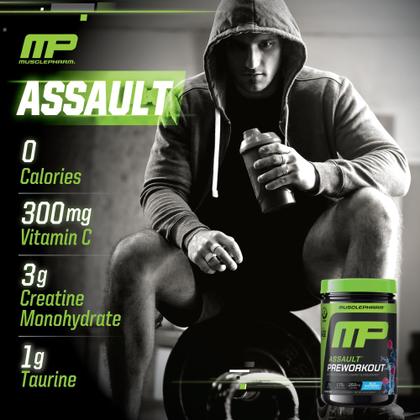 Imagem de Pre Workout Powder Muscle Pharm Assault 30 porções