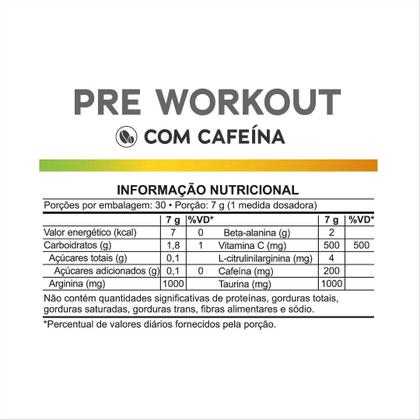 Imagem de Pre-workout sabor limão com gengibre 210g- mix nutri