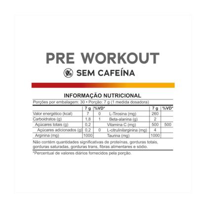 Imagem de Pre-workout sabor limão com gengibre 210g- mix nutri
