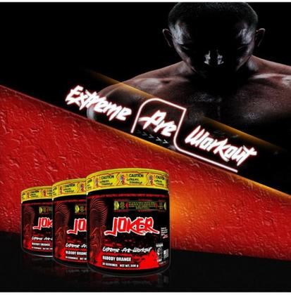 Imagem de Pre Workout Terror Labz Joker Extreme 300 grs 30 Srv Bloody Orange Flavor