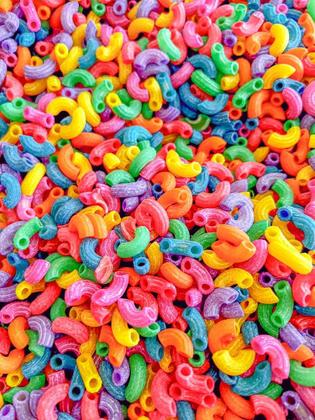 Imagem de Preenchedor sensorial Rainbow Pasta 500 ml para mesa sensorial