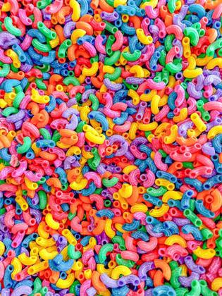 Imagem de Preenchedor sensorial Rainbow Pasta 500 ml para mesa sensorial