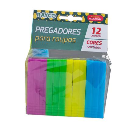 Imagem de Pregador Rayco Plástico C/ 12un