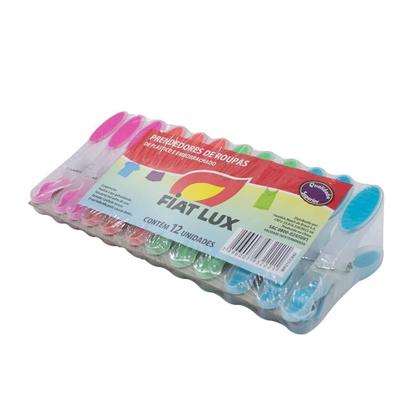 Imagem de Pregador Roupas Plastico Fiatlux Alta Pressão Emborrachado