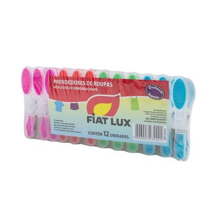Imagem de Pregador Roupas Plastico Fiatlux Alta Pressão Emborrachado