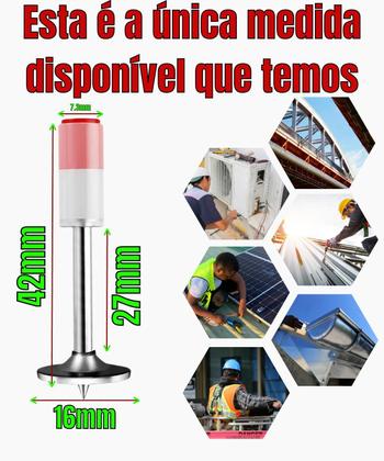 Imagem de Prego Pino Finca Pinos para Drywall Gesso Aço Concreto Madeira 100 Un. 42mm