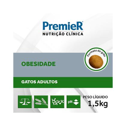 Imagem de Premier Obesidade Gatos Adultos 1,5 kg