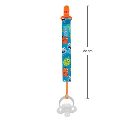 Imagem de Prendedor chupetas buba com cordão fun divertido - monstrinho