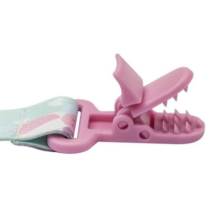 Imagem de Prendedor De Chupeta Bico Para Bebê Rosa Unicórnio - Buba