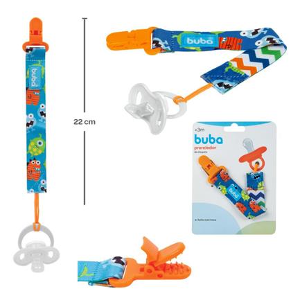 Imagem de Prendedor de Chupeta Clipe Com Trava Bico Bebê Buba