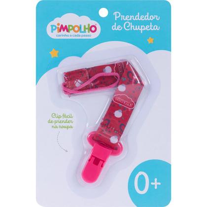 Imagem de Prendedor de Chupeta Clips Borboletas Vermelho - Pimpolho