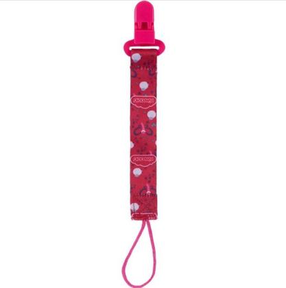 Imagem de Prendedor de Chupeta Clips Borboletas Vermelho - Pimpolho