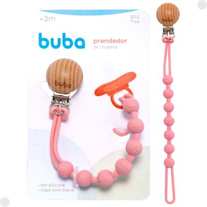 Imagem de Prendedor de Chupeta Em Silicone Livre BPA - Buba