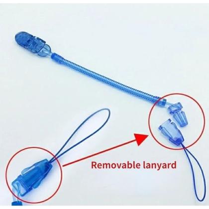 Imagem de Prendedor de chupeta modelo mola bico bebe universal com trava