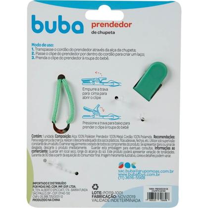 Imagem de Prendedor de chupeta safari buba