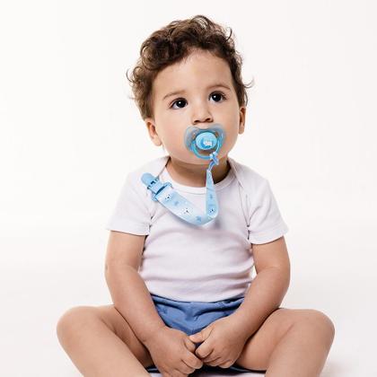Imagem de Prendedor De Chupeta Ursinho Azul e Rosa Buba Baby