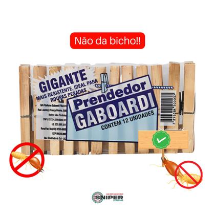 Imagem de Prendedor De Madeira Para Varal Pregador ou Artesanato Grande Com 12UN