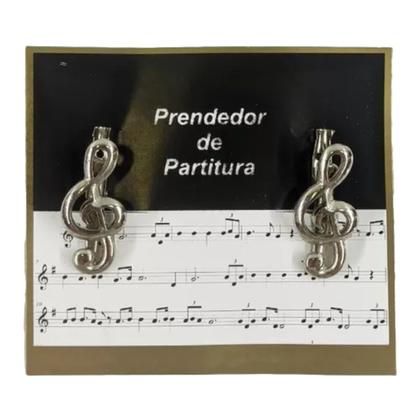 Imagem de Prendedor De Partitura Paganini Clave De Sol Par Ppt076 