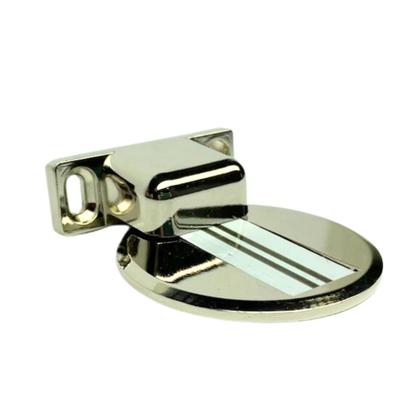 Imagem de Prendedor De Porta Batedor Magnético Trava Com Imã Cromado