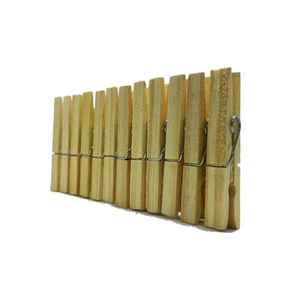 Imagem de Prendedor de Roupa de Madeira Quatro Estações Sustentável e Resistente Para Varal 3 Dúzias 36 unidades