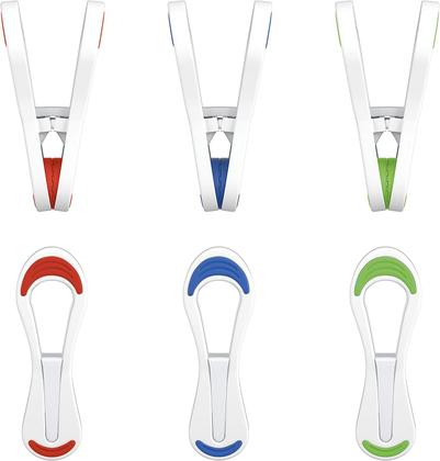 Imagem de Prendedor de Roupa Multiuso Emborrachado com 10 Peças LAV6827 Flash Limp