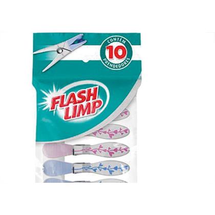 Imagem de Prendedor Flashlimp Leaf Emborrachado. C/10