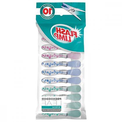 Imagem de Prendedor Flashlimp Leaf Emborrachado. C/10