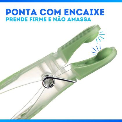 Imagem de Prendedor Para Roupa Emborrachado 48 Unidades Colorido