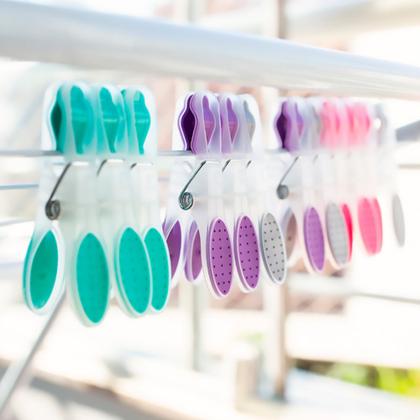 Imagem de Prendedor Para Roupa Emborrachado Esfrebom 24 Unidades