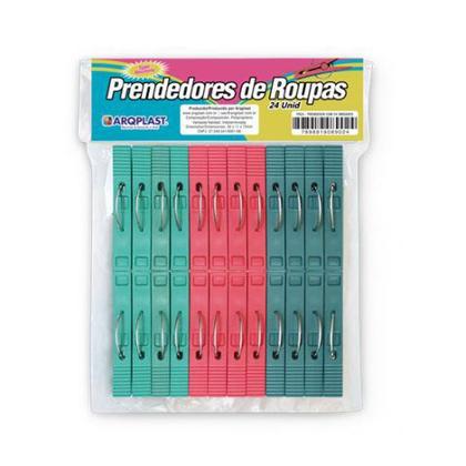 Imagem de Prendedor Pregador De Roupa Plastico Resistente 48 Unidades - Arqplast