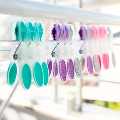 Imagem de Prendedores para Roupa EsfreBom Emborrachados 12 Unidades