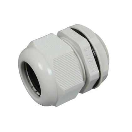 Imagem de Prensa Cabo PG21 Rosca PVC P/ Cabo 13 á 18mm Cinza Elitek