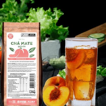Imagem de Preparado Chá Mate Gelado PÊSSEGO Mix Tea FMB 1 kg