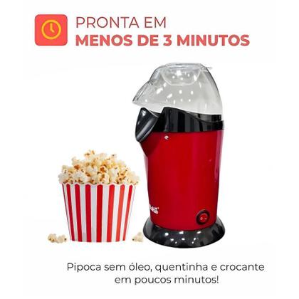 Imagem de Prepare Pipocas De Cinema A Sua Pipoqueira Automática 110V