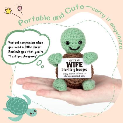Imagem de Presente 4THFARMES Mini Funny Turtle for Wife Birthday Romantic