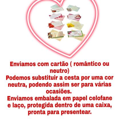 Imagem de Presente Cesta de Natal Bombons Chocolates Com Amor