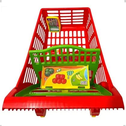 Imagem de Presente criativo para crianças carrinho de compras temático